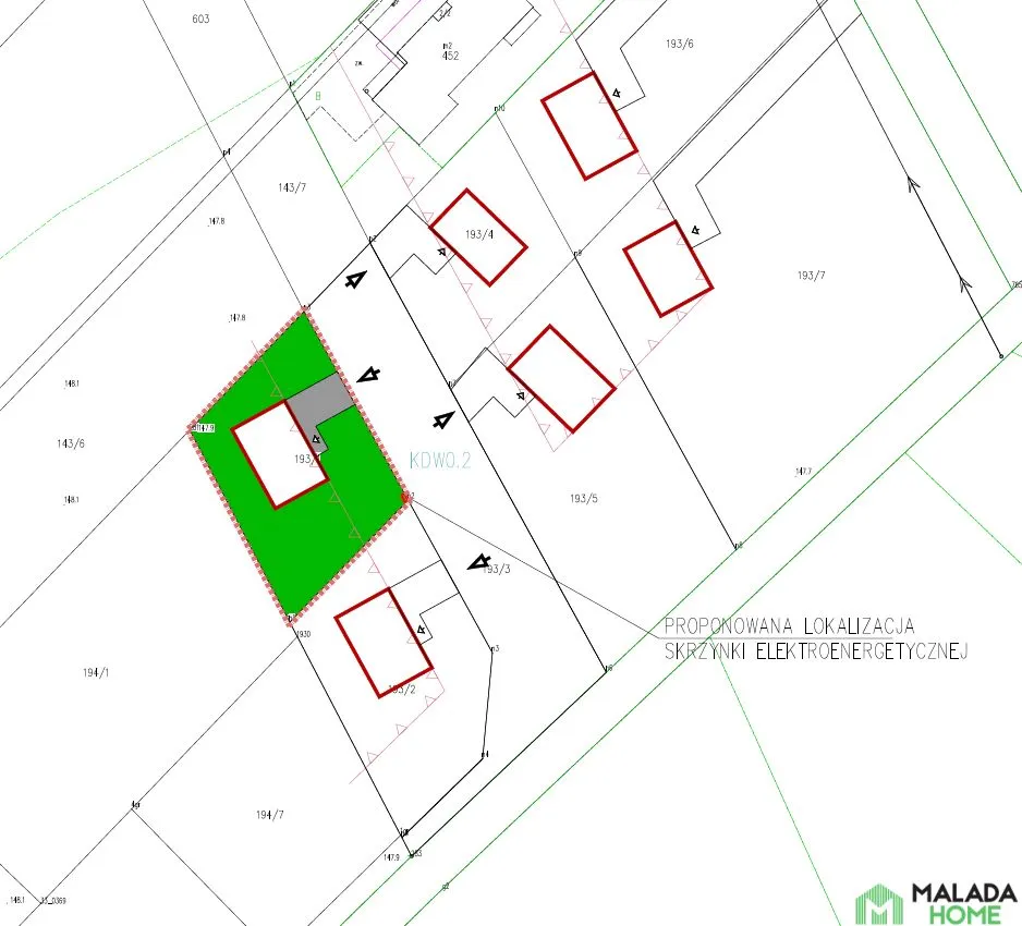 Chwalibożyce Atrakcyjne działki budowlane - Chwalibożyce sprzedaż 610m2 - 4
