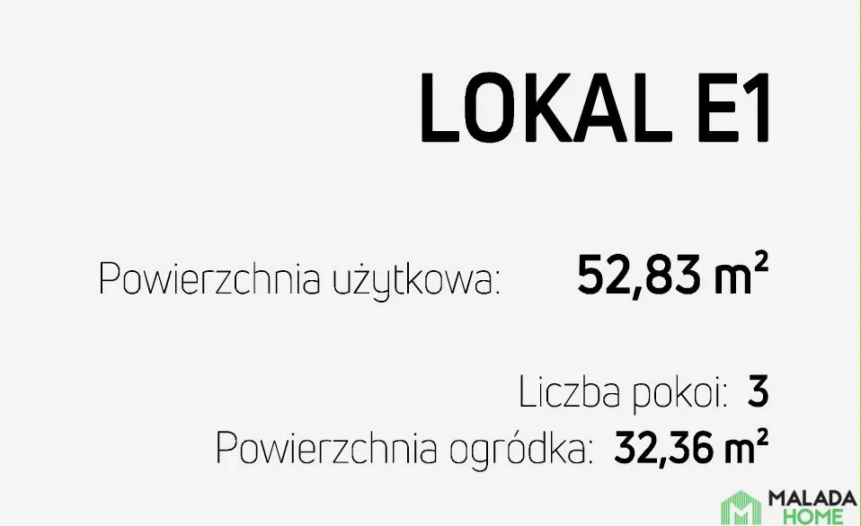 Oława 3 pokoje | ogródek 32 M? | 2 miejsca w cenie sprzedaż 53m2 - 21