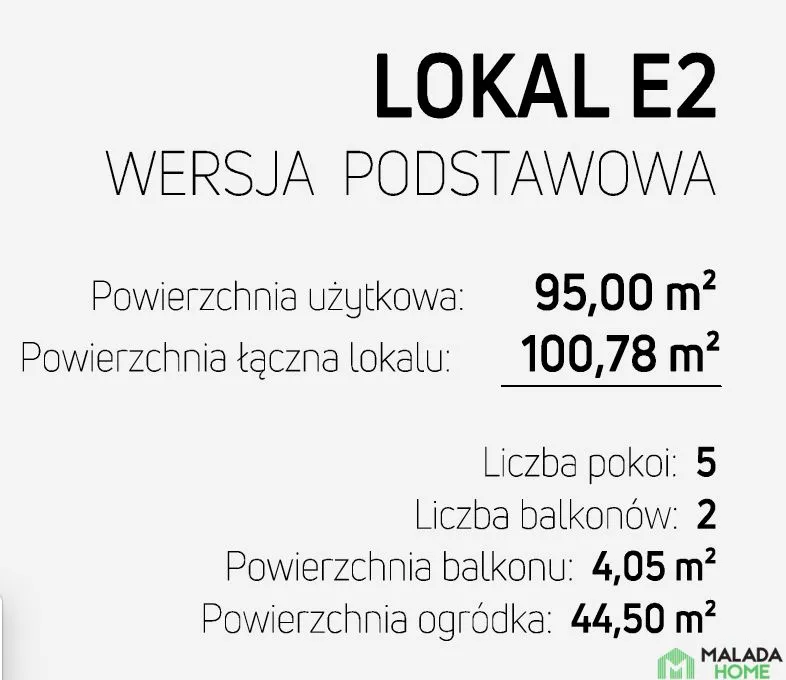 Oława 5 pokoi | 95 m2 | ogródek | 2 balkony | 2 miejsca sprzedaż 95m2 - 21