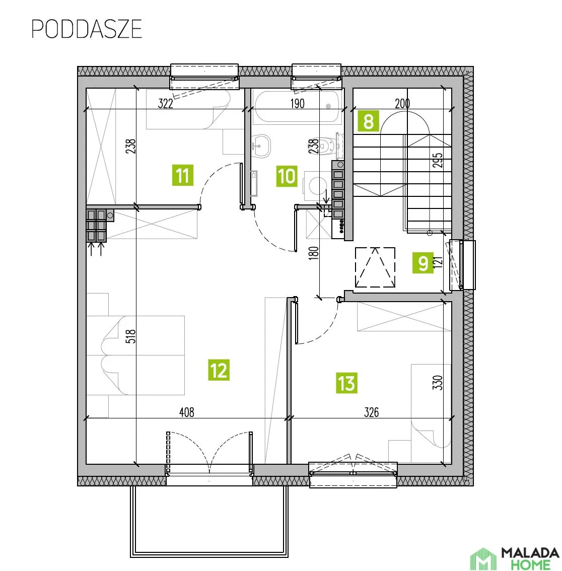 Oława 5 pokoi | 95 m2 | ogródek | 2 balkony | 2 miejsca sprzedaż 95m2 - 5
